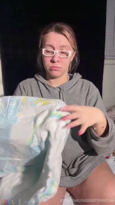 PaddedkittenVuittQn - Having Some Baby Time Though I Think I Need A Smaller Size.mp4