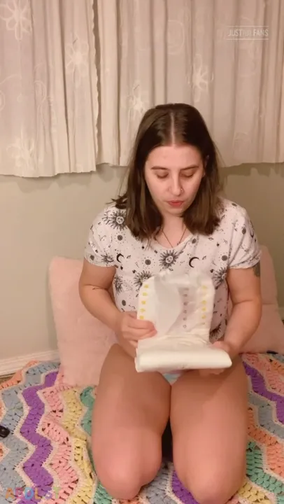 Liddlestflora - New Diaper And Wetting Video - Thin Discreet Fit.mp4